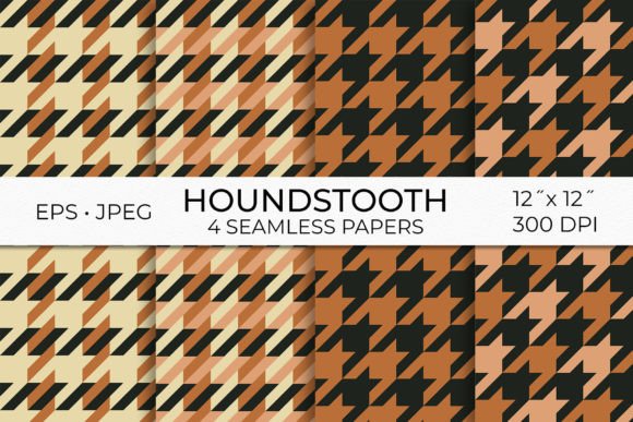 Classic Houndstooth Digital Paper Set: A Guide to Timeless Design