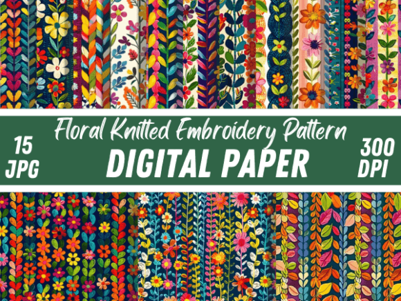Floral Knitted Embroidery Paper Pattern: A Practical Review for Digital Creators