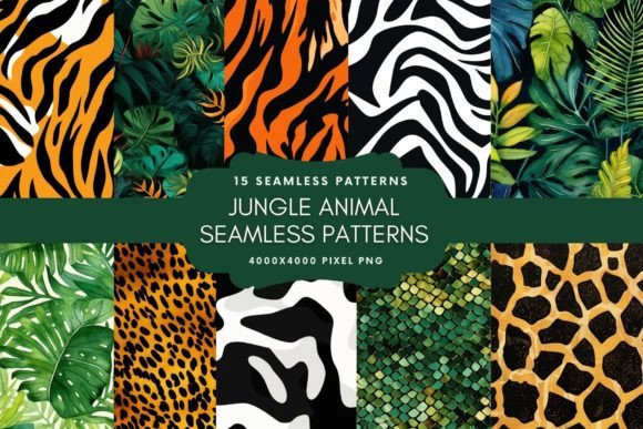 Jungle Animal Seamless Pattern: The Ultimate Guide to High-Quality Designs for Your Creative Projects
