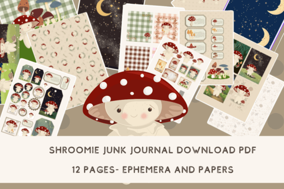 Junk Journal Ephemera Toadstool Pack: A Practical Review of the Digital Crafting Collection