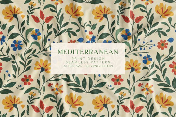 Mediterranean Ornament Pattern Print 11