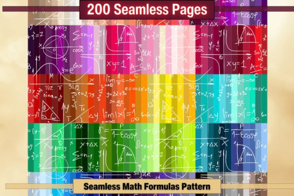 Seamless Math Formulas Pattern Pages: A Strategic Asset for Creative and Professional Projects