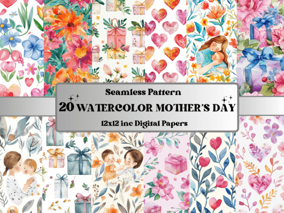 Seamless Watercolor Mother s Day Pattern: A Practical Guide to Integration and Workflow
