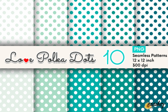 Teal Polka Dots: The Ultimate Digital Paper Pack for Creatives