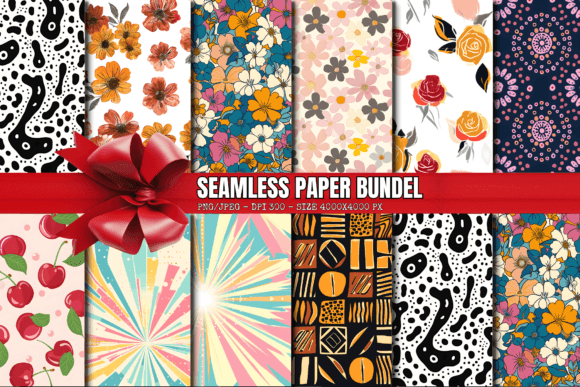 Unlocking Creative Potential with Retro Digital Paper Seamless Pattern-18